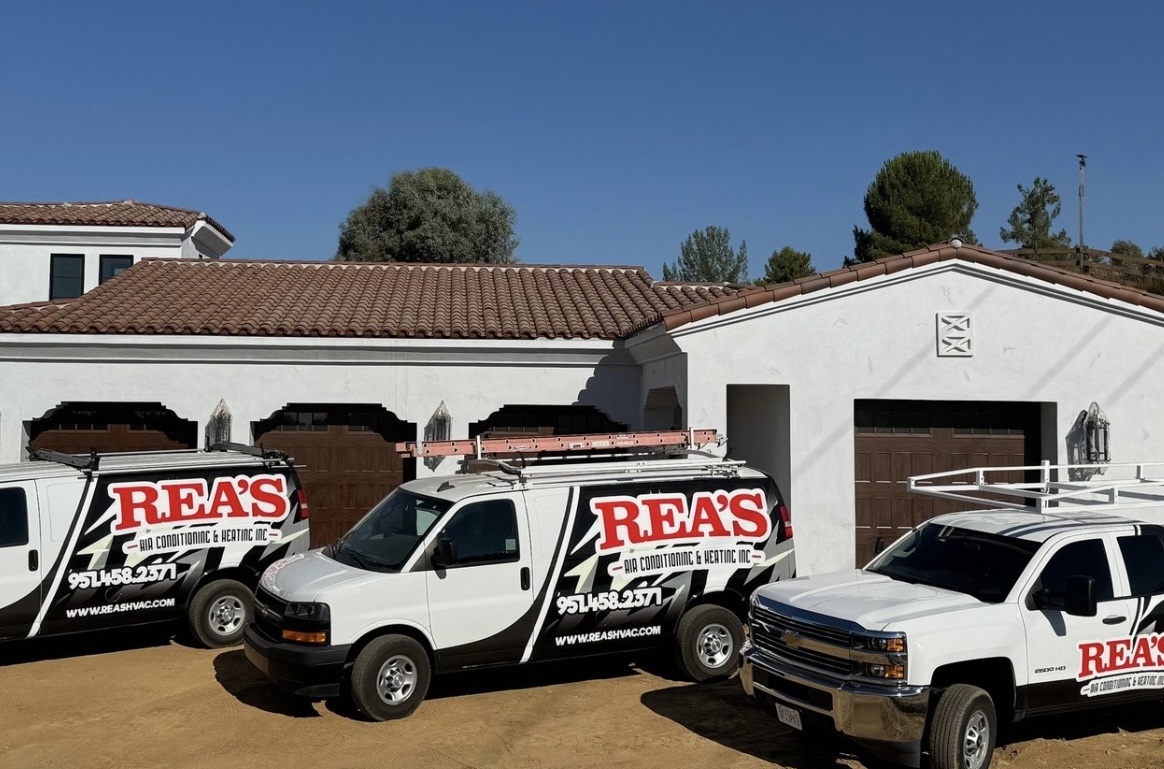 Rea's wrapped fleet at a Spanish-revival custom estate