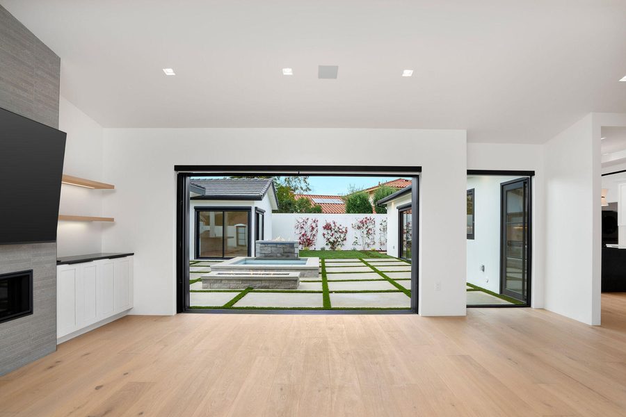 Westlake Village open-concept living room